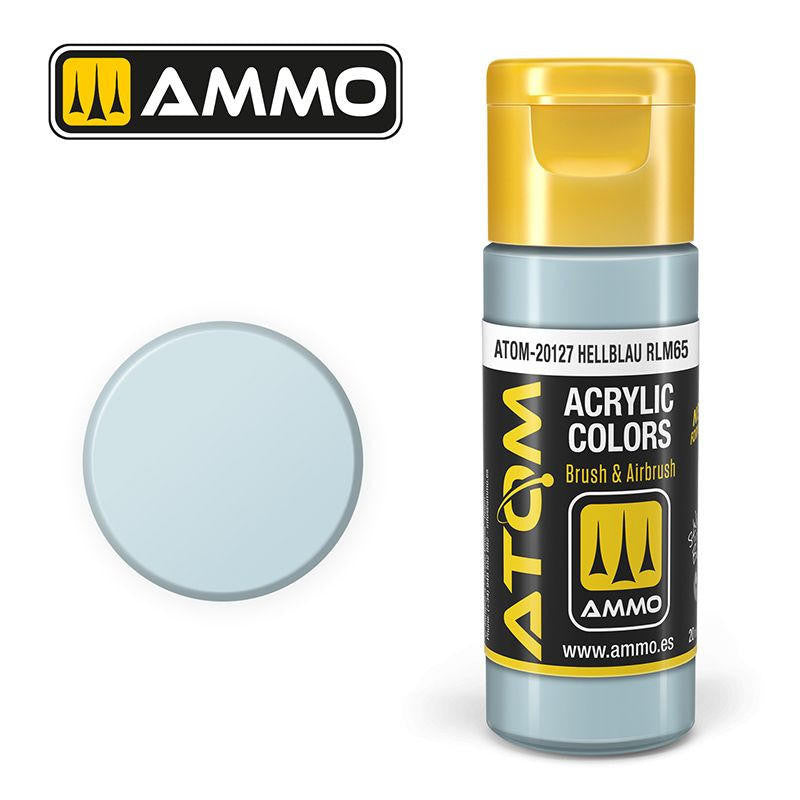 MiG Ammo ATOM COLOR Hellblau RLM65 FS35352 - RLM65 (20127)